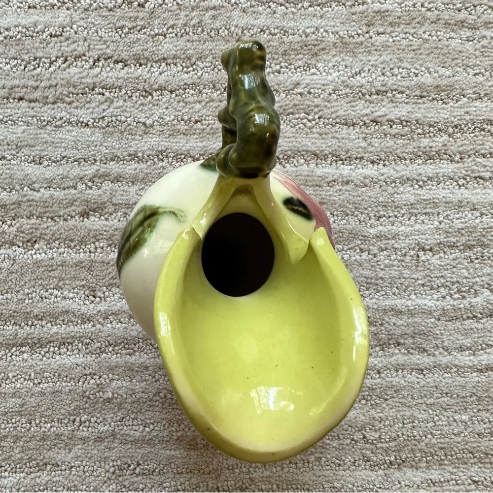 Vintage Hull Pottery Ewer Wonderland Pattern Small Pitcher Vase 6.5”